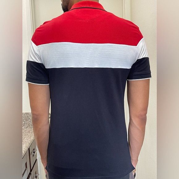 Zara Red, White, and Navy Blue Short Sleeve Polo! - Picture 2 of 3